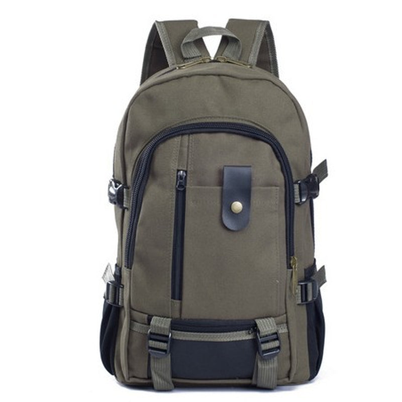 Men'S Backpacks Canvas Backpack Student Bags