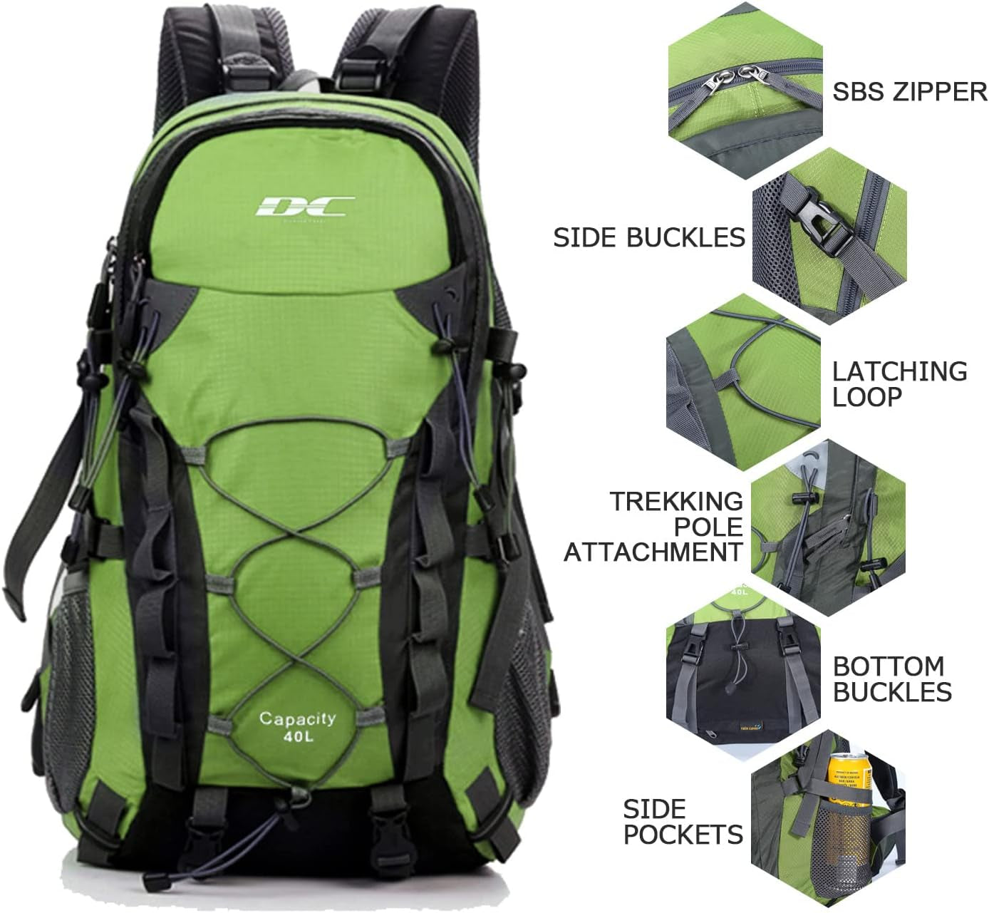 Waterproof Hiking Backpack for Men and Women