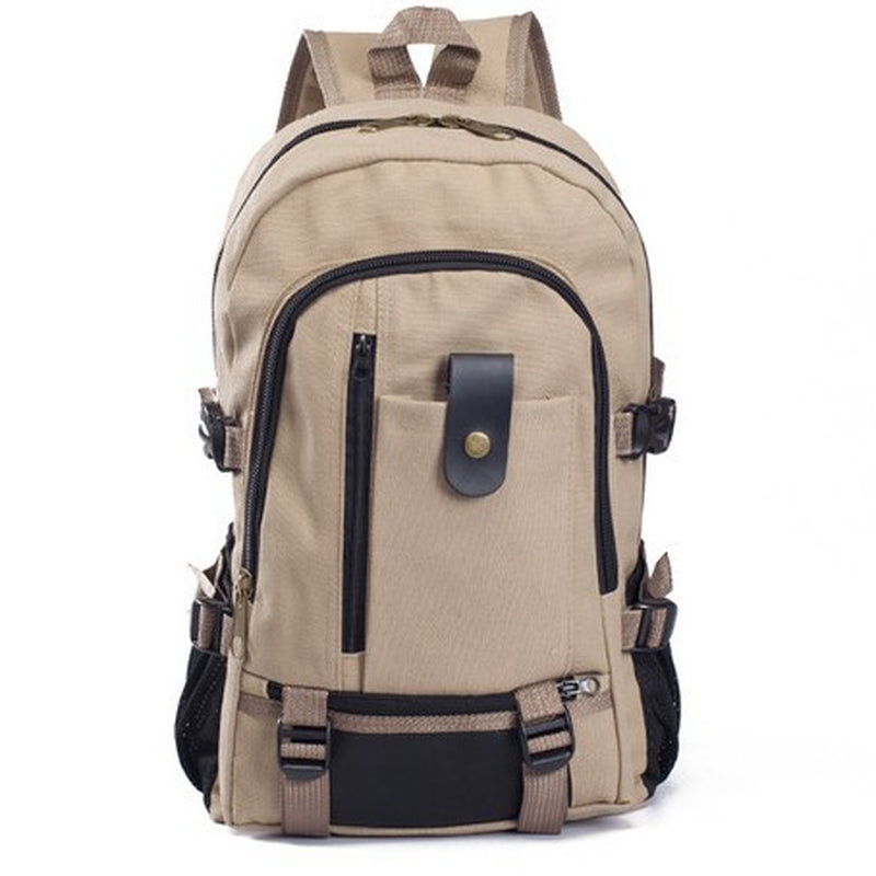 Men'S Backpacks Canvas Backpack Student Bags